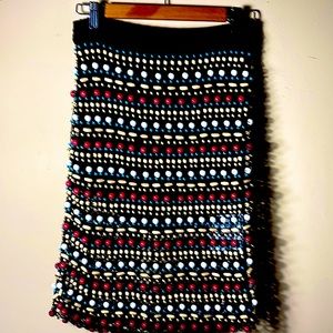 Urban Outfitters Sample Wood Bead Skirt